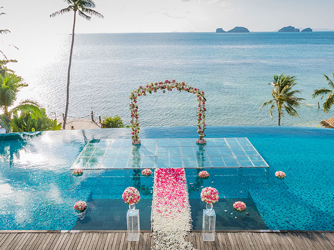 Conrad Koh Samui Poolside terrace（康莱德水台）