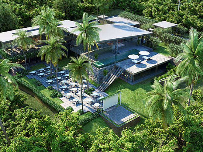 Glass House By Tirtha（水之玻璃屋）